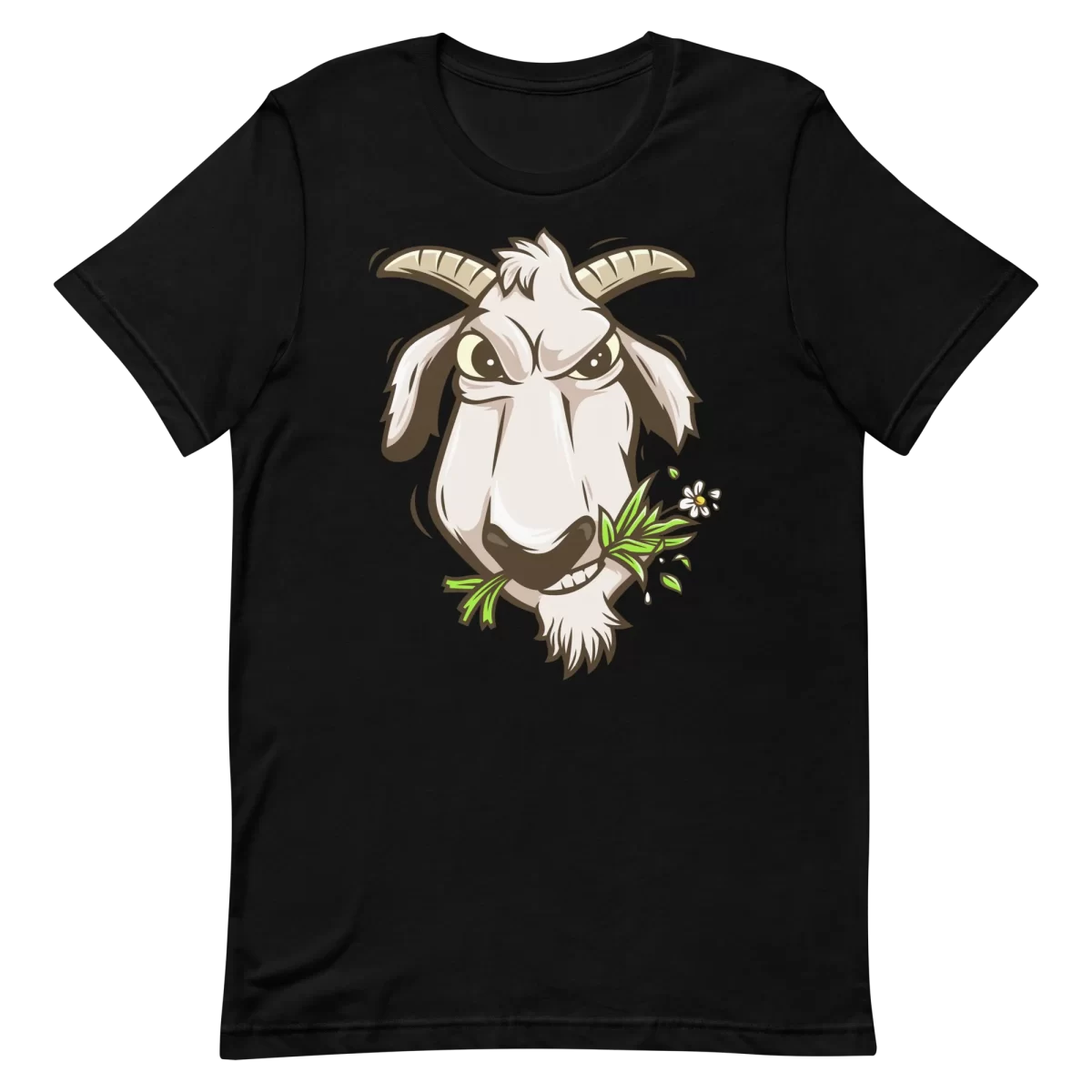 Unisex T-Shirt - Goat - Black