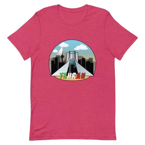 Heather Raspberry Unisex T-Shirt - TEHRAN