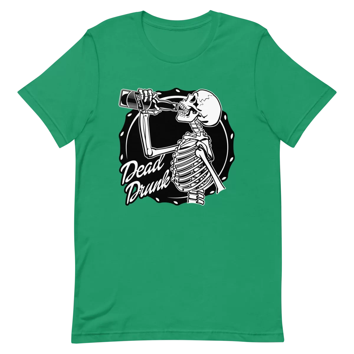 Unisex T-Shirt - Dead Drunk - Kelly