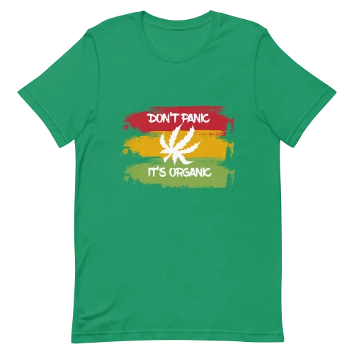 Unisex T-Shirt - Don't panic its organic - Kelly