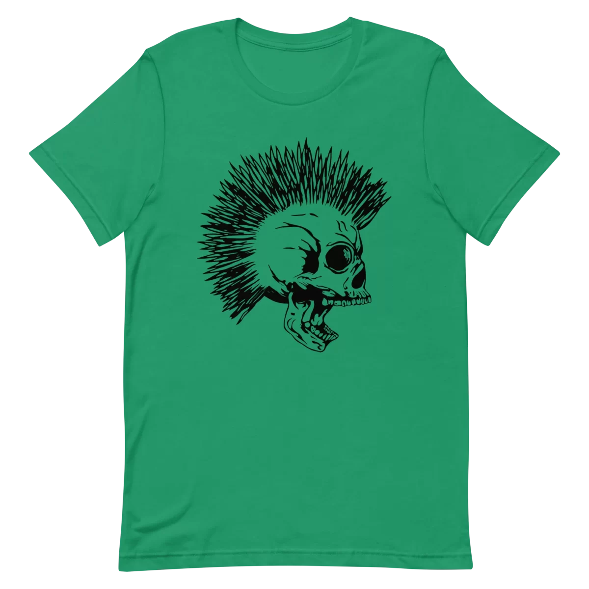 Unisex T-Shirt - Punk Skeleton - Kelly