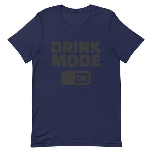 Unisex T-Shirt - Drink Mode - Navy