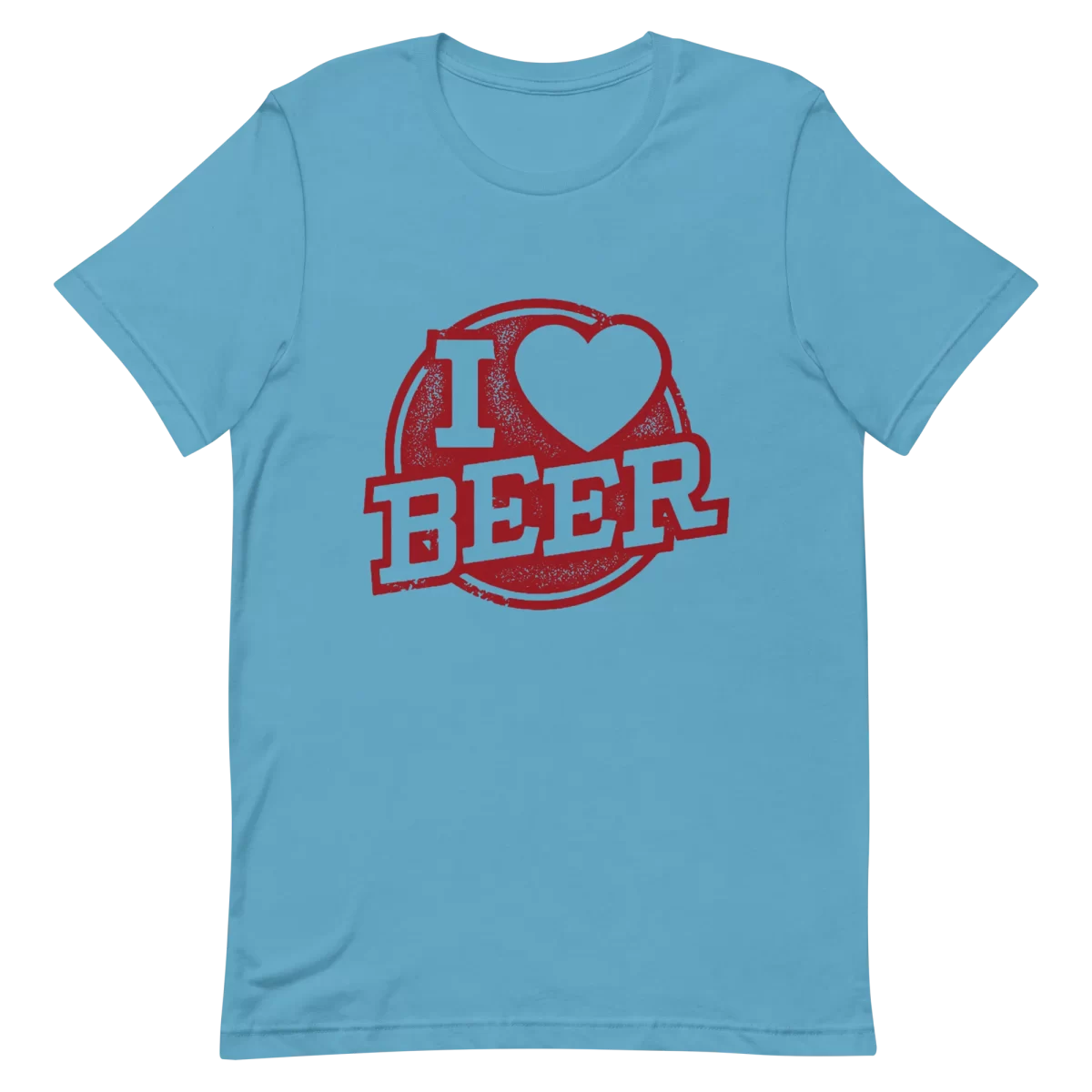 Unisex T-Shirt - I Love Beer - Ocean Blue