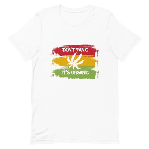 Unisex T-Shirt - Don't panic its organic - White