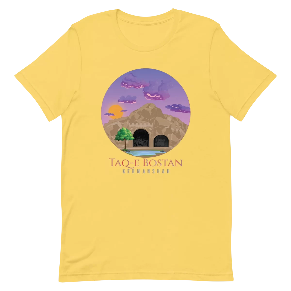 Unisex t-shirt KERMANSHAH Yellow