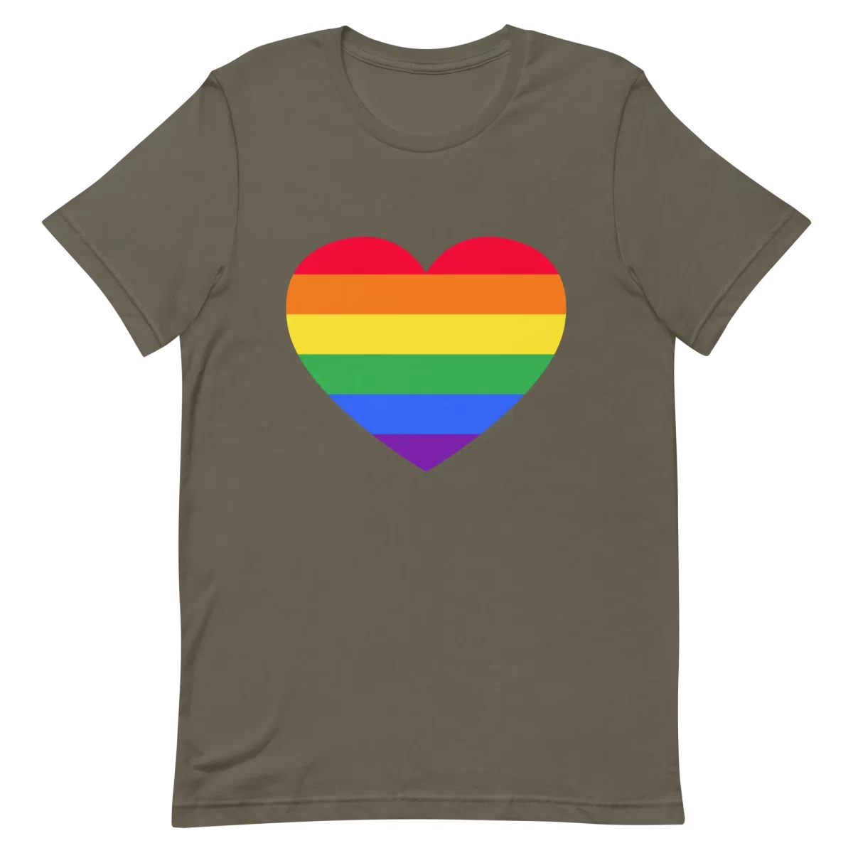 Army Unisex t-shirt Pride Heart