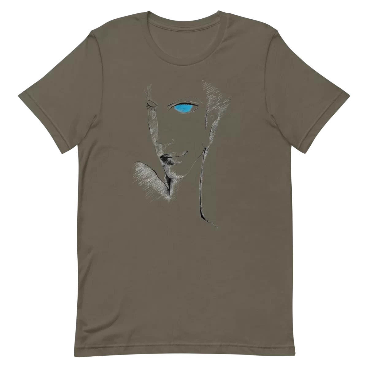 Army Unisex T-Shirt - Abstract Face Art