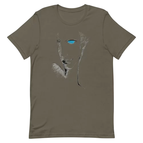 Army Unisex T-Shirt - Abstract Face Art