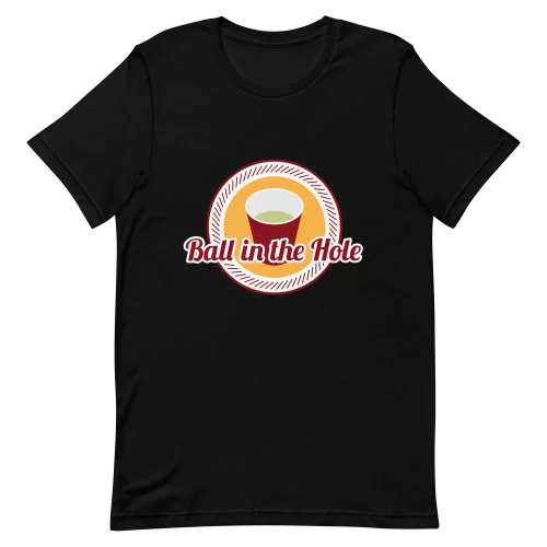 Unisex T-Shirt - Ball in the Hole - Black