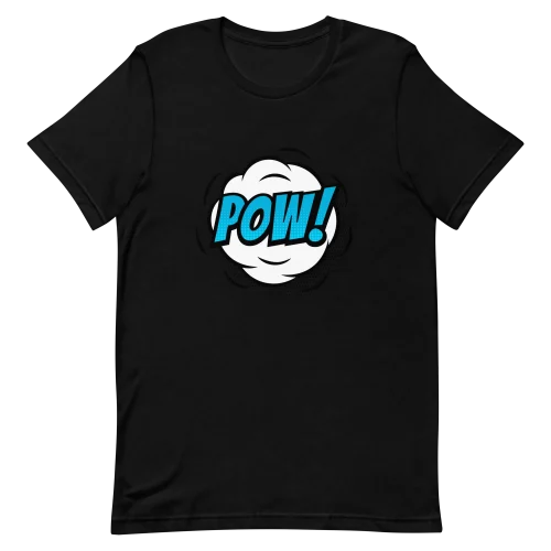 Unisex T-Shirt - POW! - Black