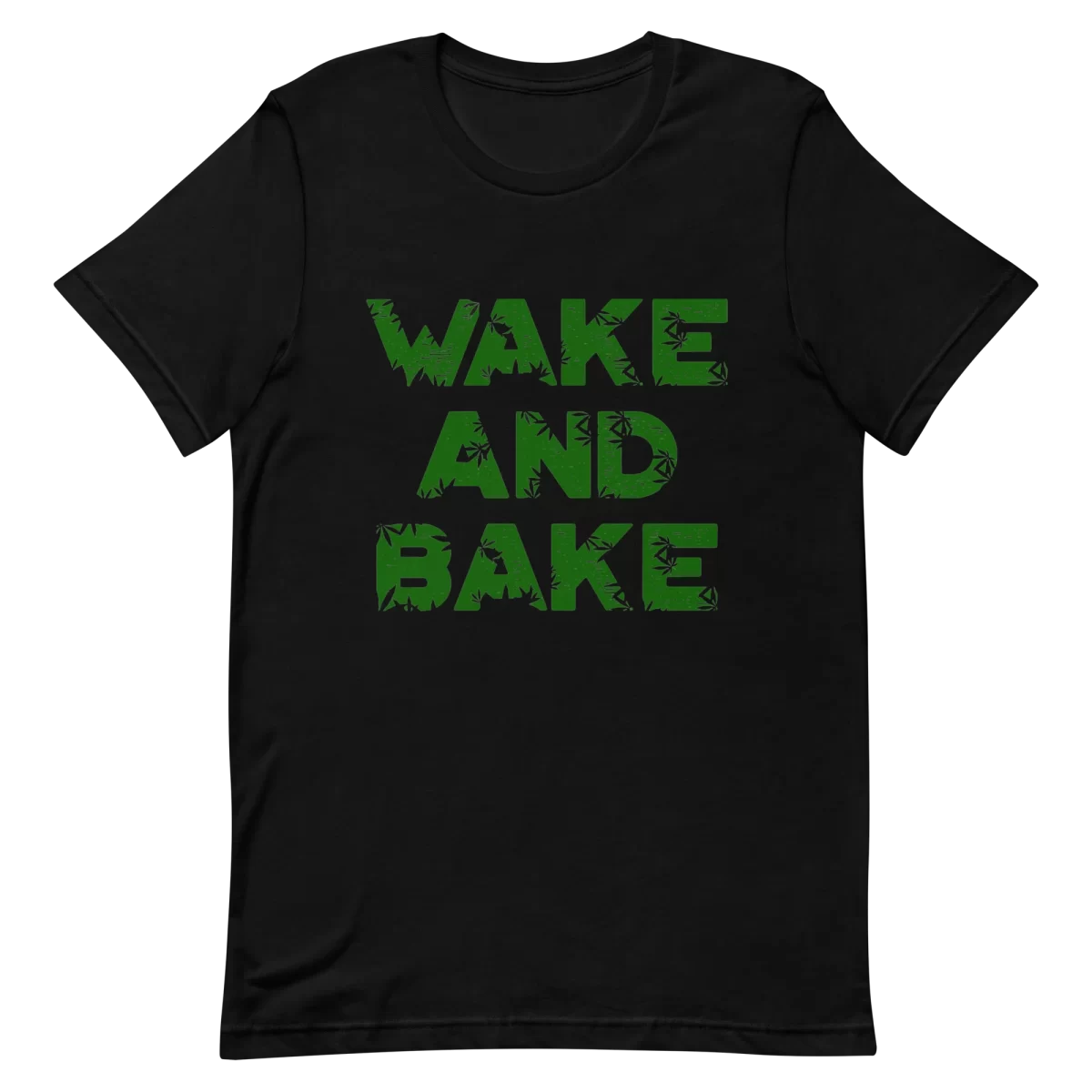Unisex T-Shirt - Wake and Bake - Black