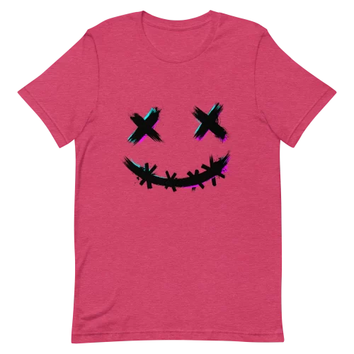 Unisex T-Shirt - Joker - Heather Raspberry