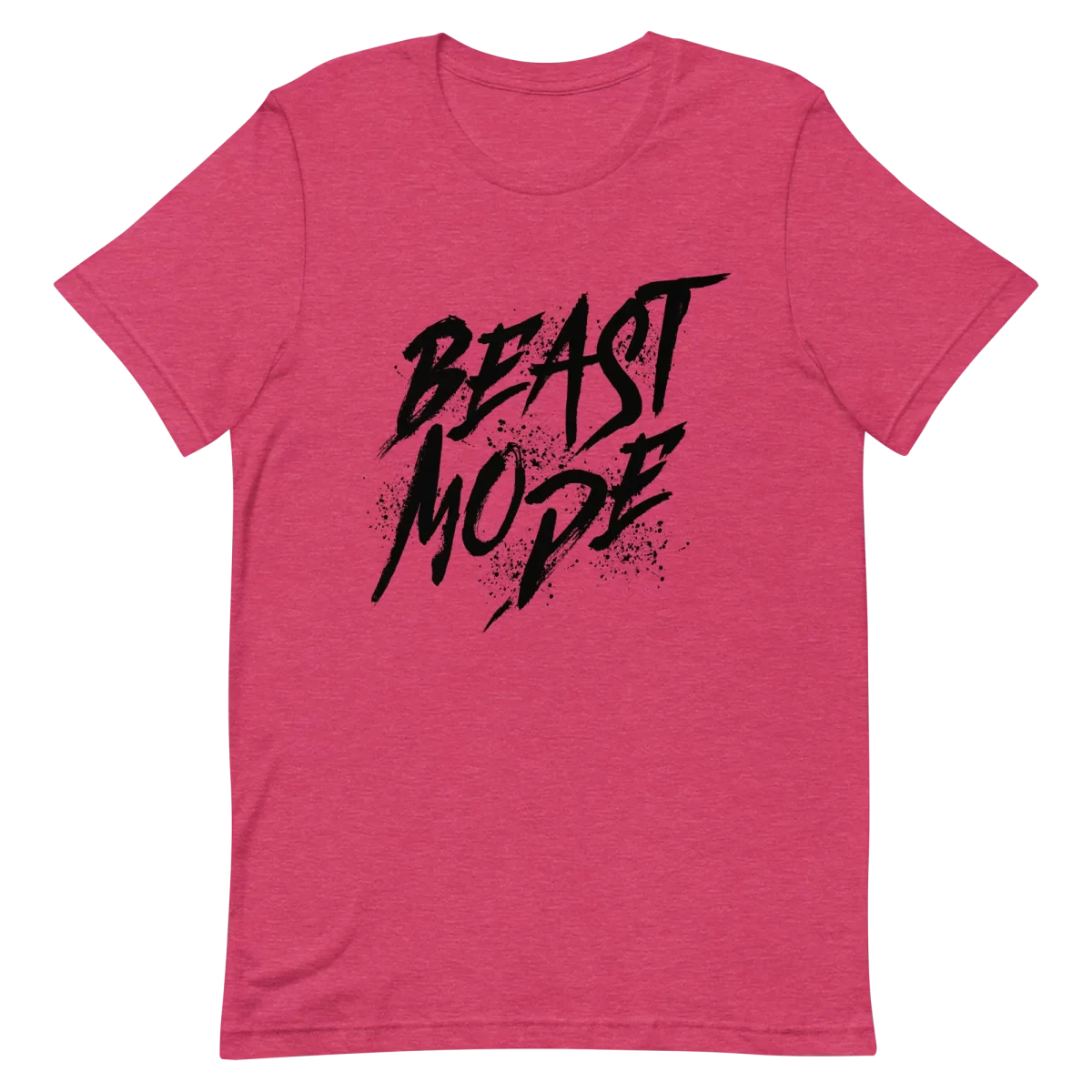 Unisex T-Shirt - Beast Mode - Heather Raspberry