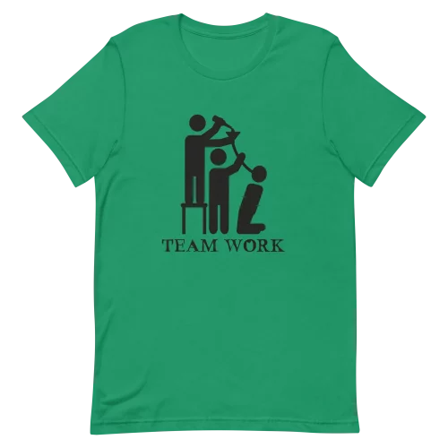Unisex T-Shirt - Team Work - Kelly