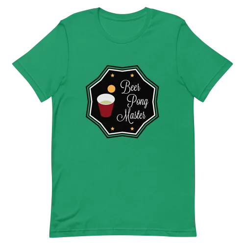 Unisex T-Shirt - Beer Pong Master 2 - Kelly