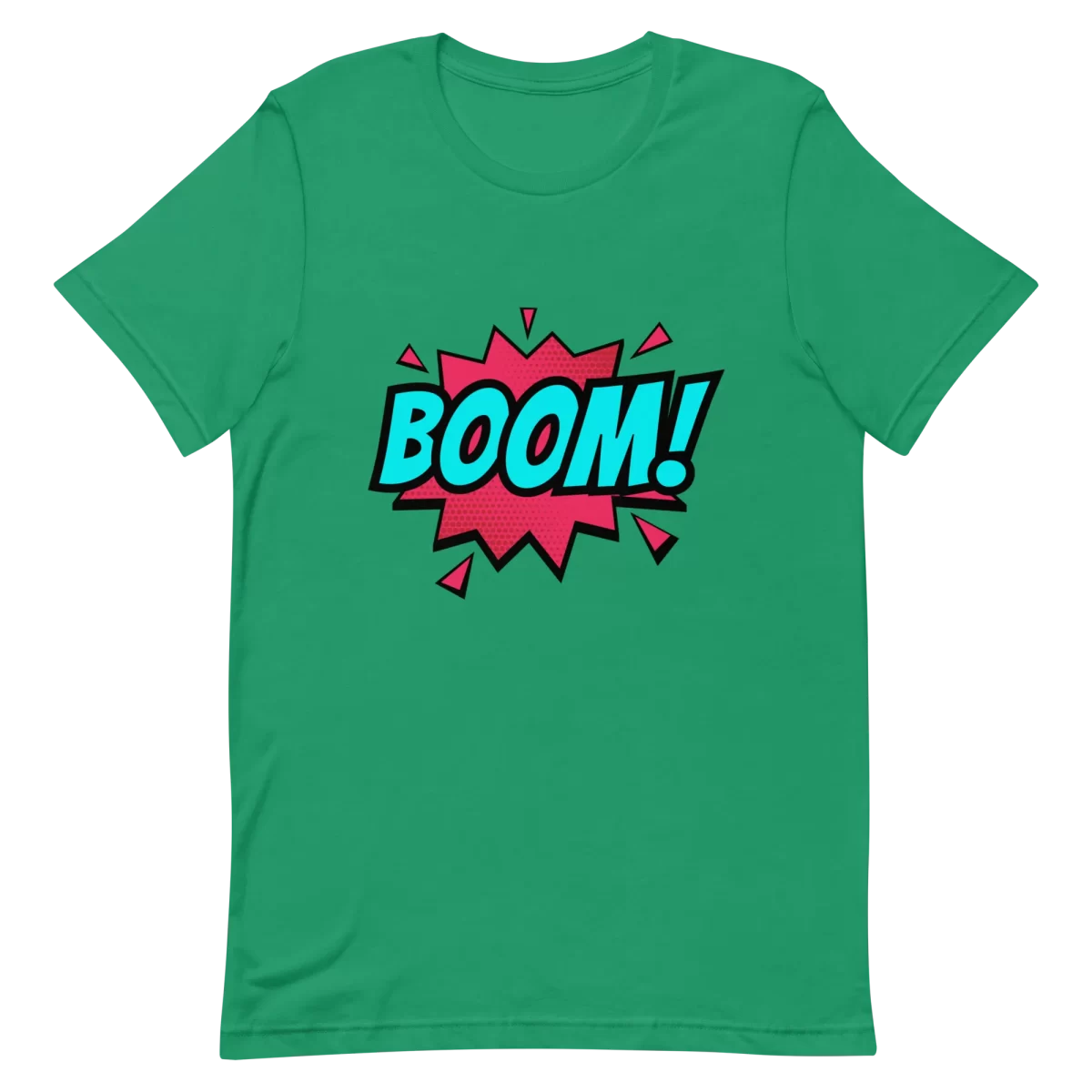 Unisex T-Shirt - BOOM! - Kelly