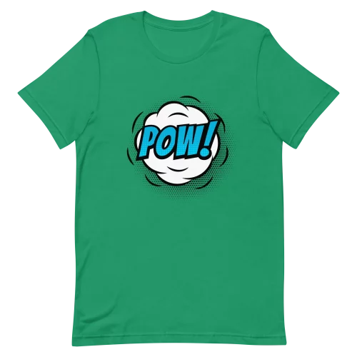 Unisex T-Shirt - POW! - Kelly