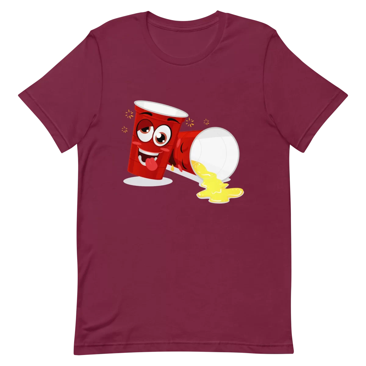 Unisex T-Shirt - Drinking Buddies - Maroon