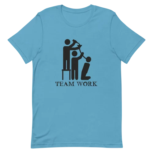 Unisex T-Shirt - Team Work - Ocean Blue