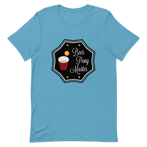 Unisex T-Shirt - Beer Pong Master 2 - Ocean Blue