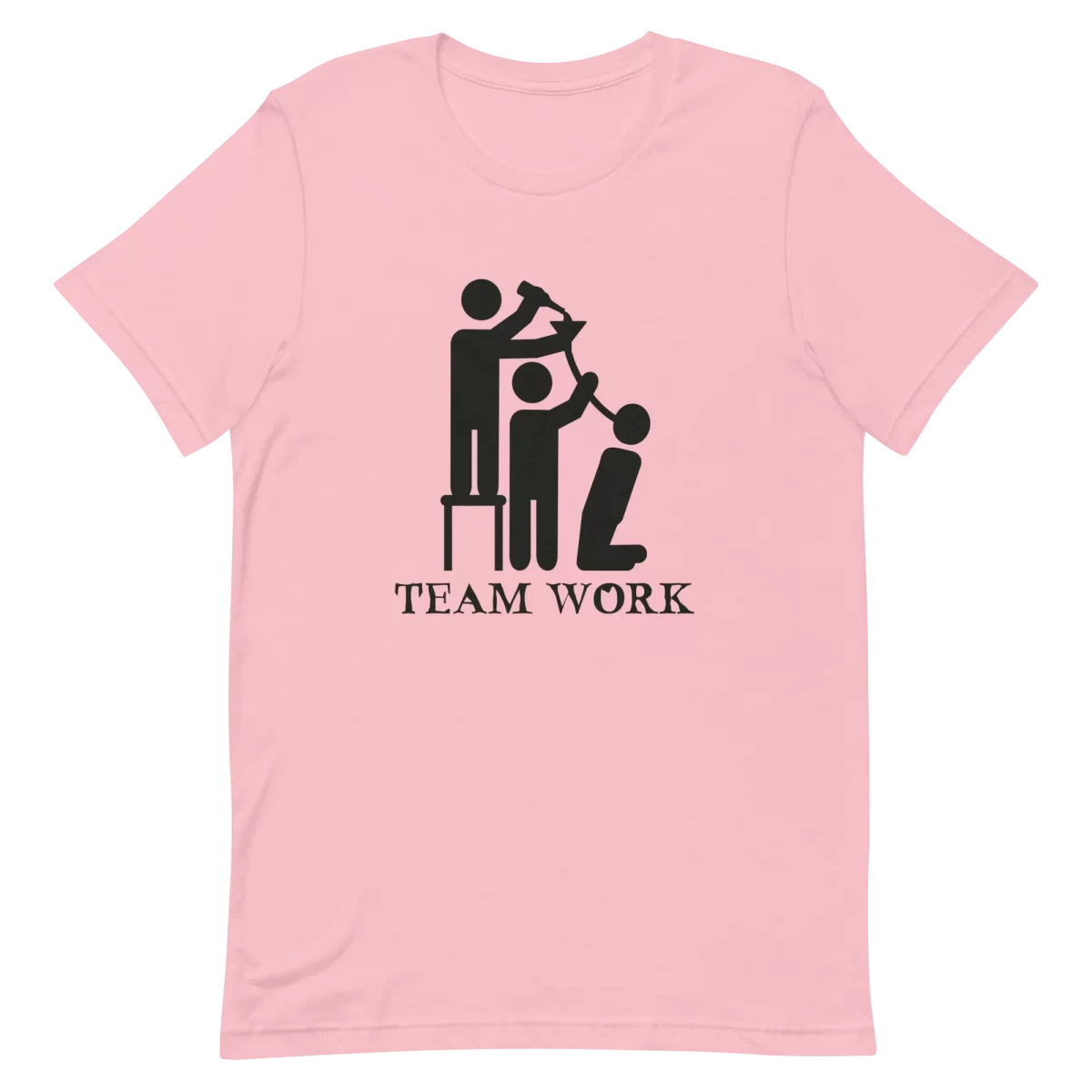 Unisex T-Shirt - Team Work - Pink