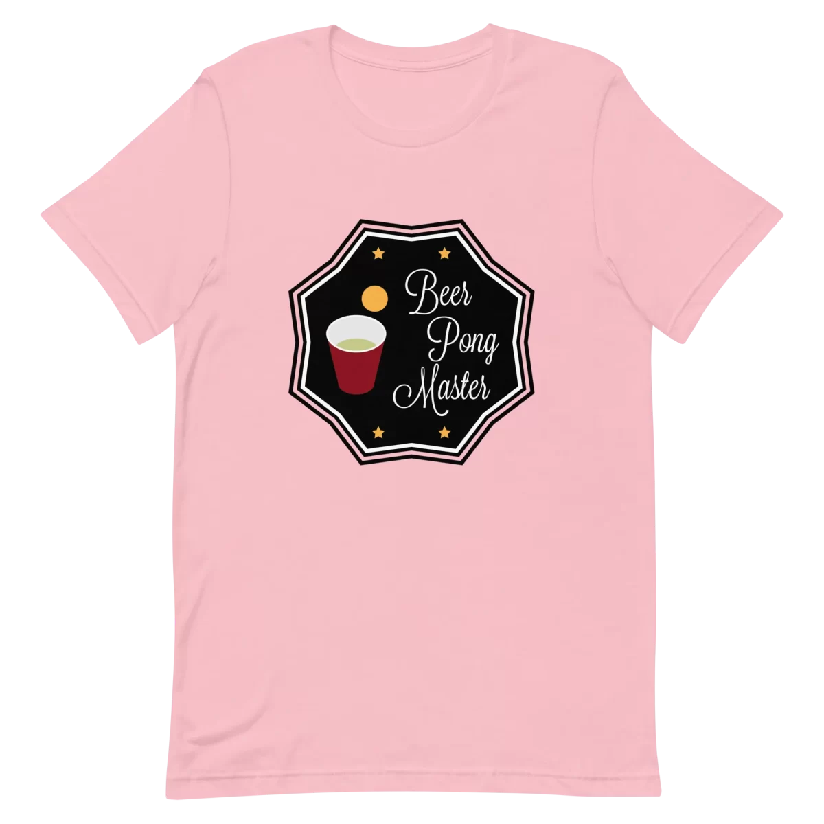 Unisex T-Shirt - Beer Pong Master 2 - Pink