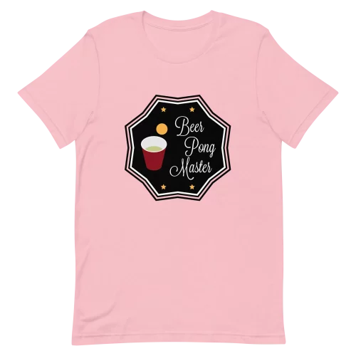 Unisex T-Shirt - Beer Pong Master 2 - Pink