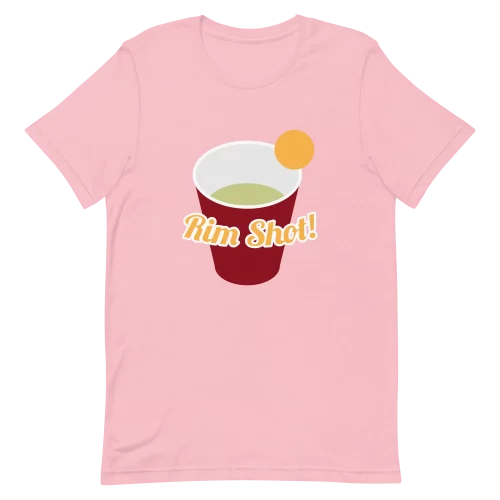 Unisex T-Shirt - Rim Shot! - Pink