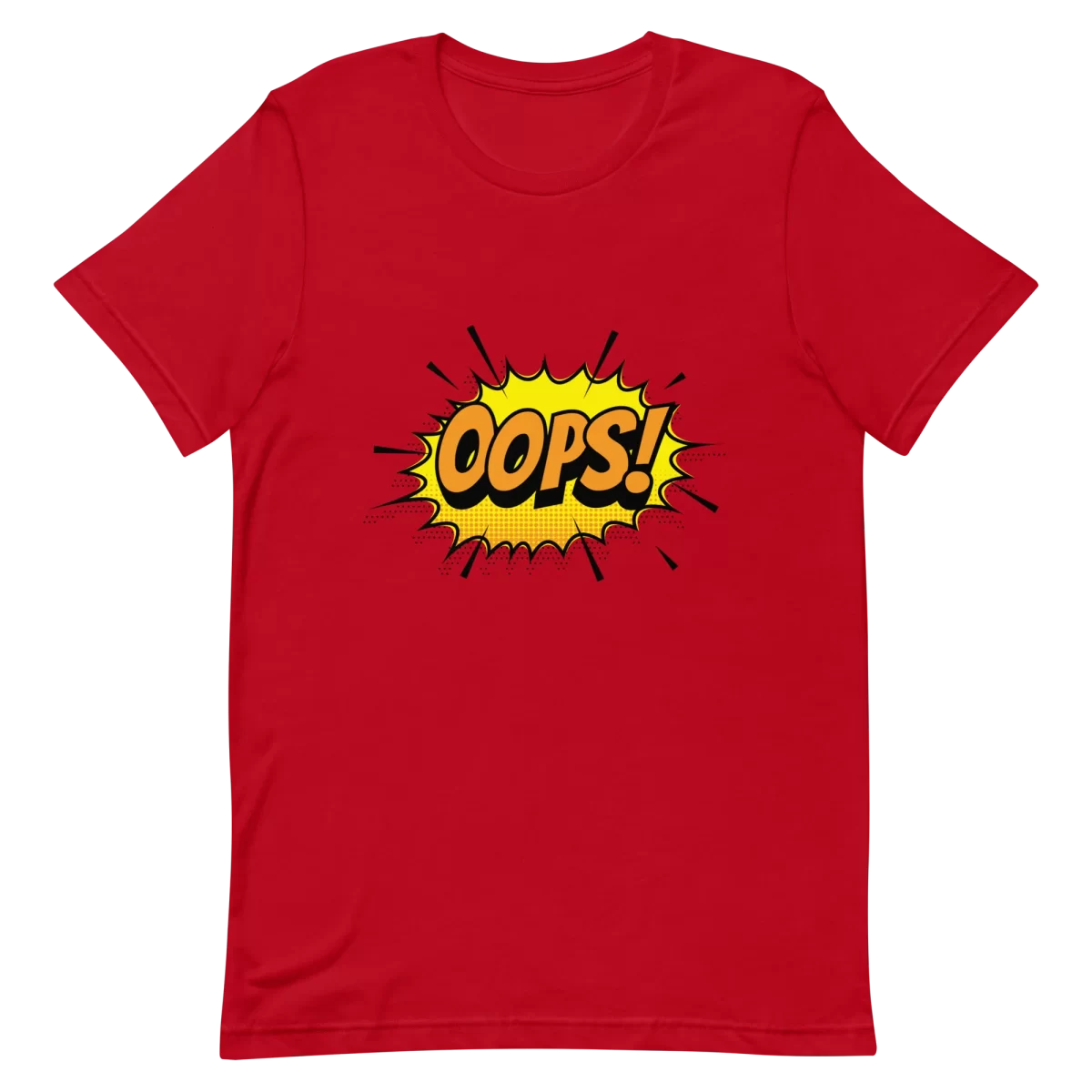 Unisex T-Shirt - OOPS! - Red