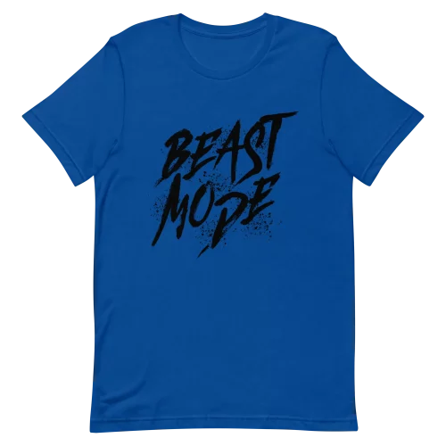 Unisex T-Shirt - Beast Mode - True Royal