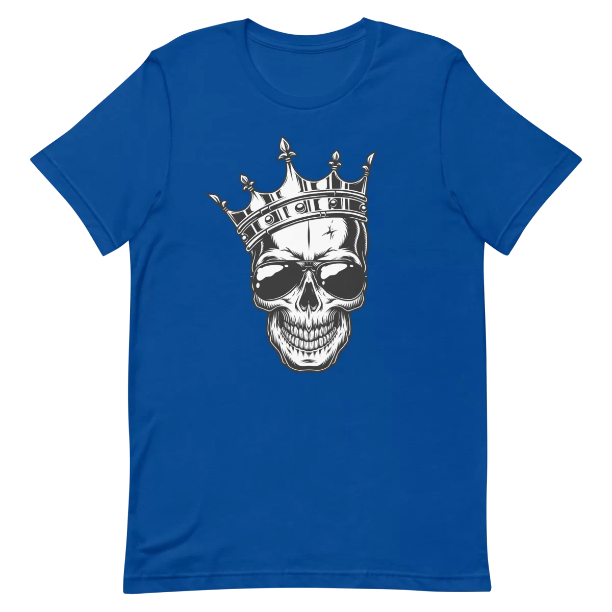Unisex T-Shirt - Skeleton King - True Royal