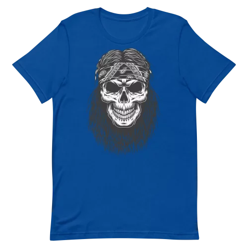 Unisex T-Shirt - Rock'n Roll Skeleton - True Royal