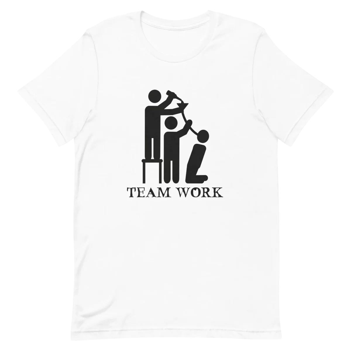 Unisex T-Shirt - Team Work - White