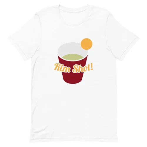 Unisex T-Shirt - Rim Shot! - White