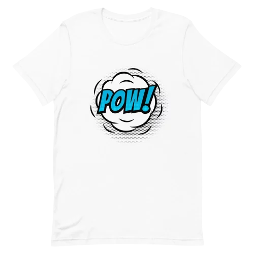 Unisex T-Shirt - POW! - White