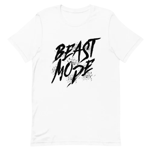 Unisex T-Shirt - Beast Mode - White