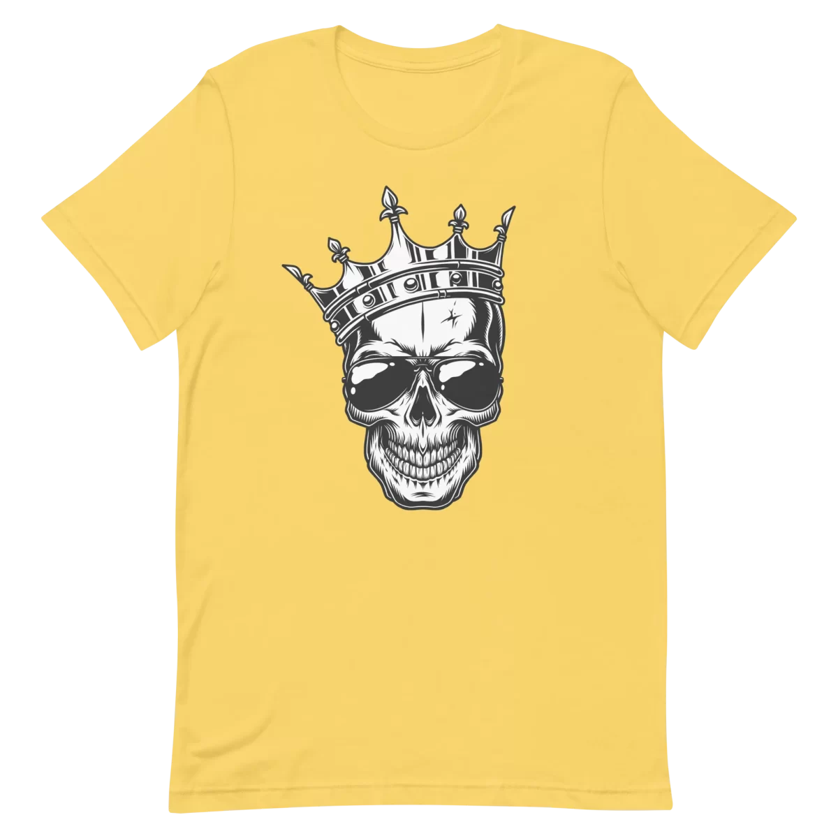 Unisex T-Shirt - Skeleton King - Yellow