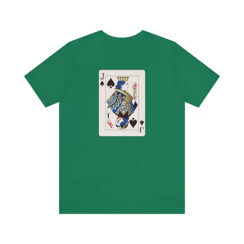 Kelly Unisex T Shirt Jack Spades Joker Design Back