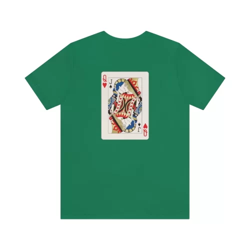 Kelly Unisex T Shirt Queen Heart Jack Spades Design Back