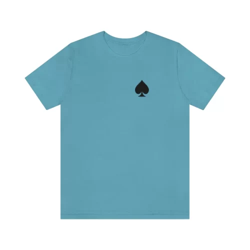 Ocean Blue Unisex T Shirt Queen And Joker Design Front