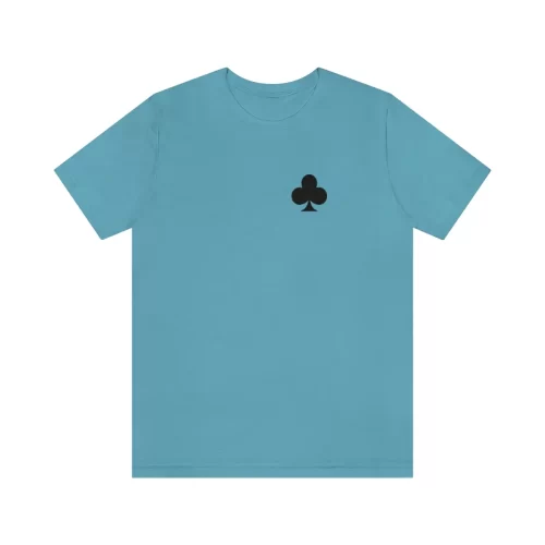 Ocean Blue Unisex T Shirt Jack Clubs Jack Diamond Design Front