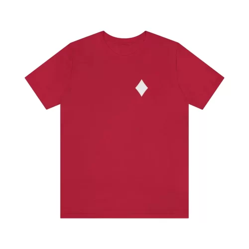 Red Unisex T Shirt King Design Front
