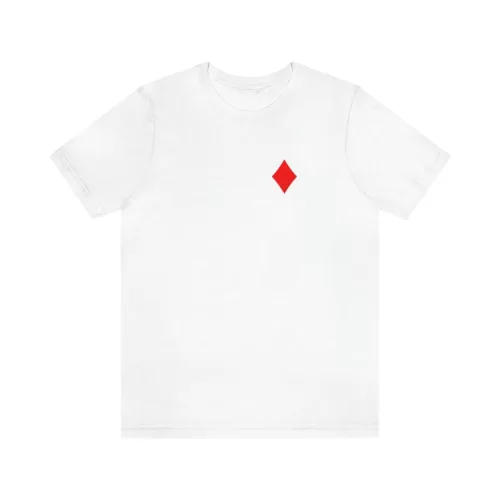 White Unisex T Shirt King Design Front