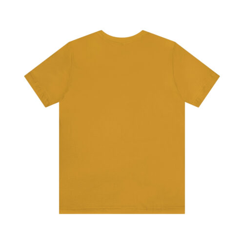 Unisex T Shirt Cute Maryjane Mustard Back