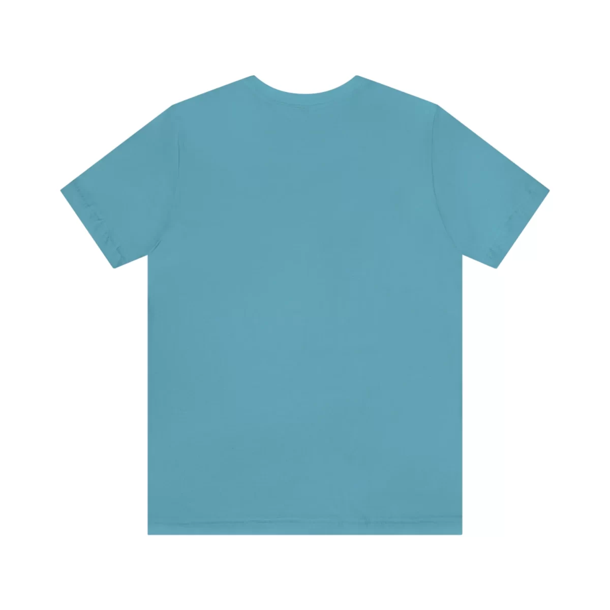 Unisex T Shirt Devil Heart Ocean Blue Back