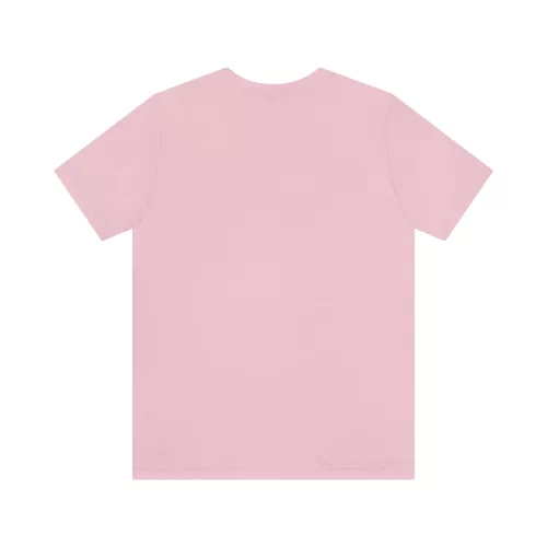 Unisex T Shirt Devil Heart Pink Back