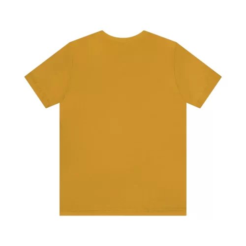 Unisex T-Shirt Doodle LOVE Mustard Back